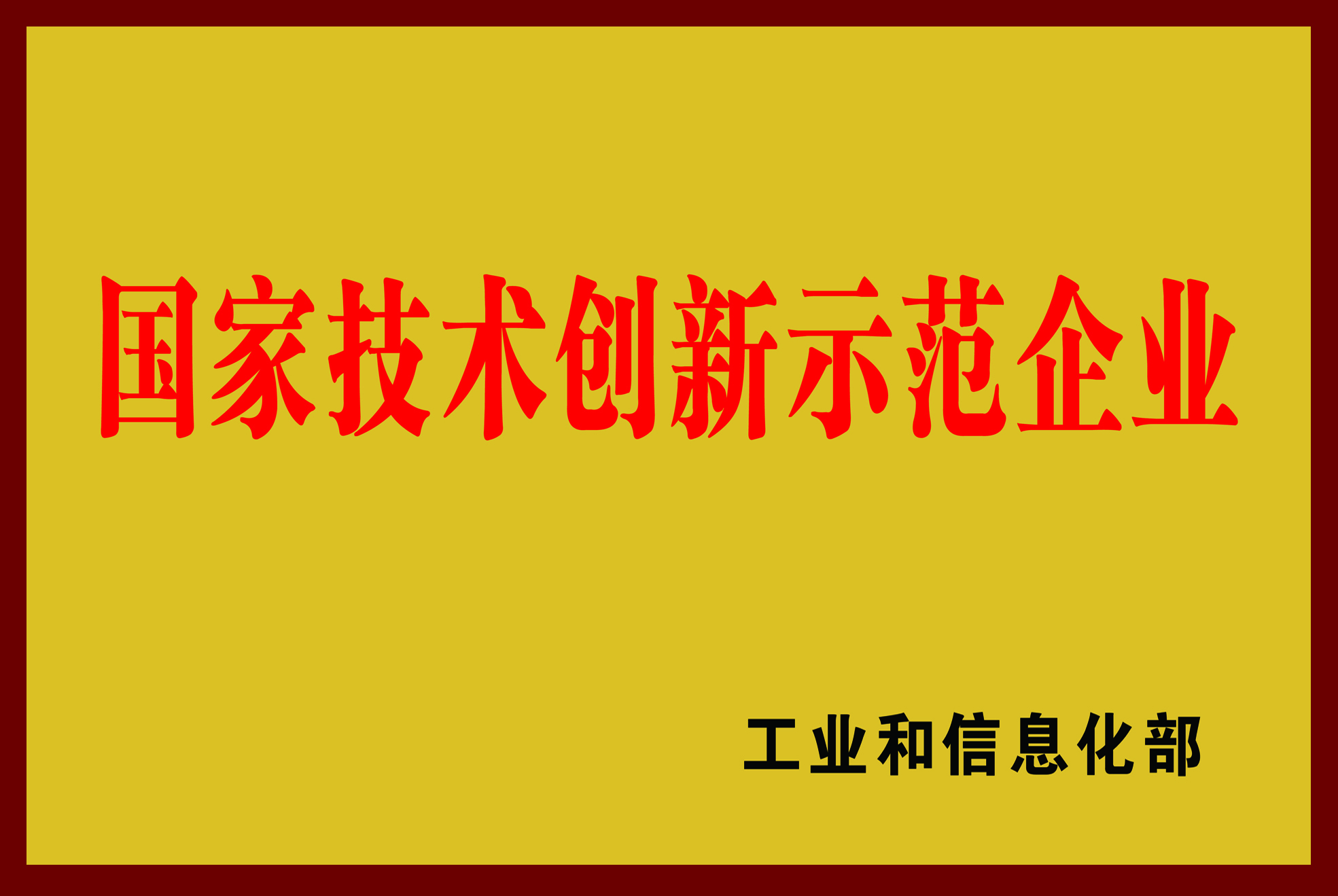 国家技术创新示范企业